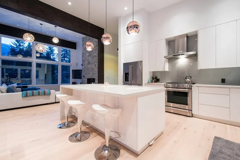 Wedgewoods kitchen with custom Blueprint millwork