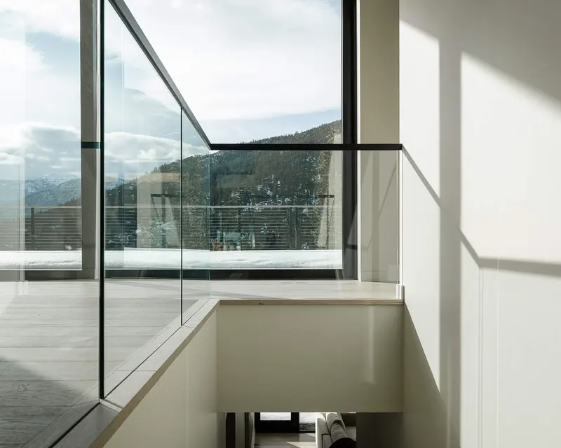 Warbler Way ensuite with modern fixtures and natural materials
