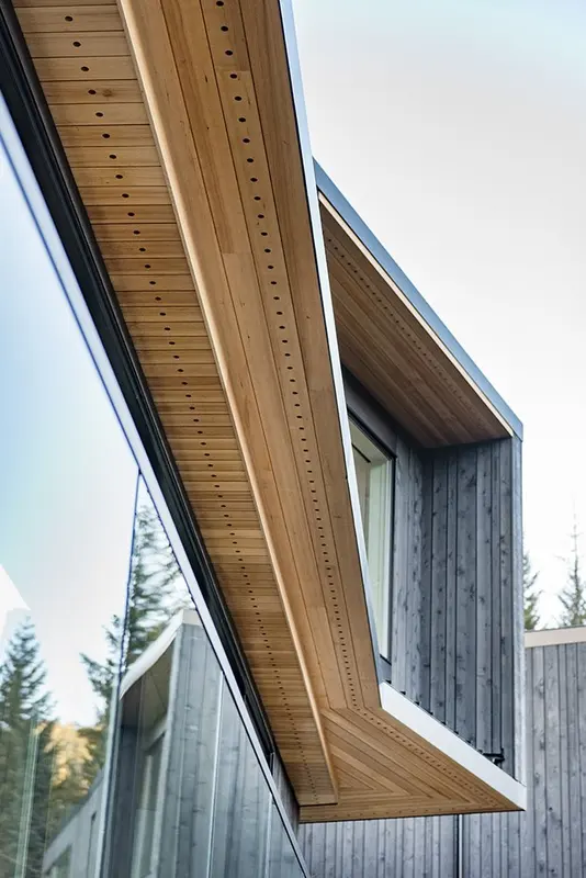 Mountain View entry and exterior material palette