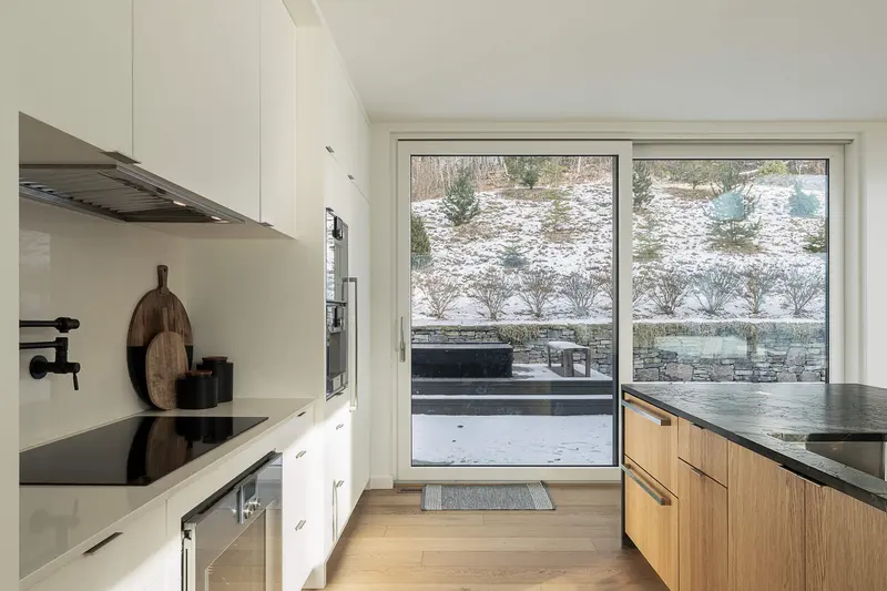 Sugarloaf entry approach with landscape design
