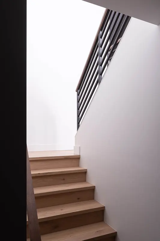 Eagle hallway with built-in storage and Novat millwork